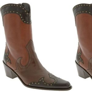 Stuart Weitzman Studded Cowboy boots